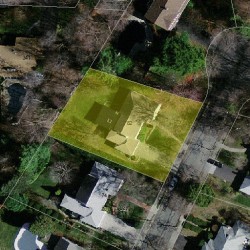 82 Broken Tree Rd, Newton, MA 02459 aerial view