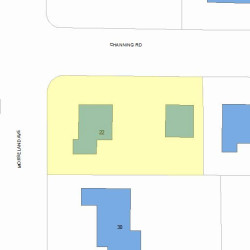 22 Morseland Ave, Newton, MA 02459 plot plan