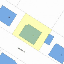 47 Playstead Rd, Newton, MA 02458 plot plan