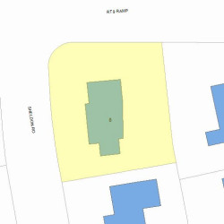 8 Sheldon Rd, Newton, MA 02459 plot plan