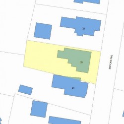 35 Brooks Ave, Newton, MA 02460 plot plan