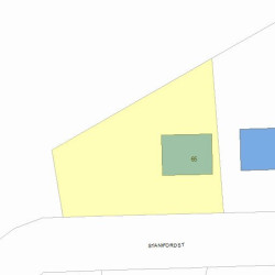 65 Staniford St, Newton, MA 02466 plot plan