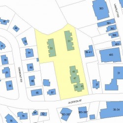43 Jackson St, Newton, MA 02459 plot plan