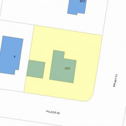 1083 Walnut St, Newton, MA 02461 plot plan