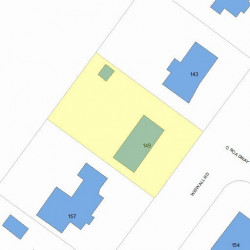 149 Wiswall Rd, Newton, MA 02459 plot plan