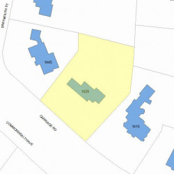 1429 Commonwealth Ave, Newton, MA 02459 plot plan