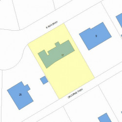 17 Orourke Path, Newton, MA 02459 plot plan