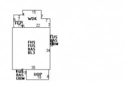 16 Bradford Rd, Newton, MA 02461 floor plan