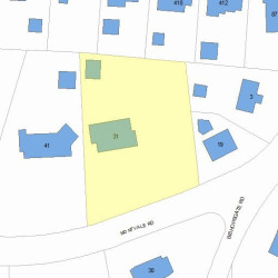 31 Montvale Rd, Newton, MA 02459 plot plan