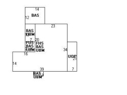 47 Carleton St, Newton, MA 02458 floor plan