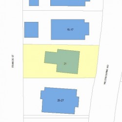 21 Westbourne Rd, Newton, MA 02459 plot plan