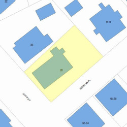 28 Cook St, Newton, MA 02458 plot plan