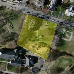124 Vernon St, Newton, MA 02458 aerial view