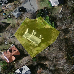31 Bartlett Ter, Newton, MA 02459 aerial view