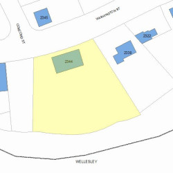 2344 Washington St, Newton, MA 02462 plot plan