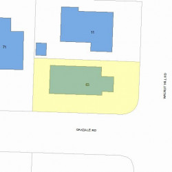 63 Oakdale Rd, Newton, MA 02459 plot plan