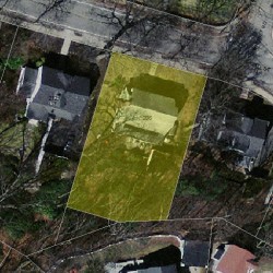 206 Mill St, Newton, MA 02459 aerial view