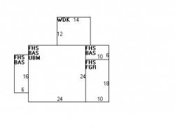 201 Cypress St, Newton, MA 02459 floor plan