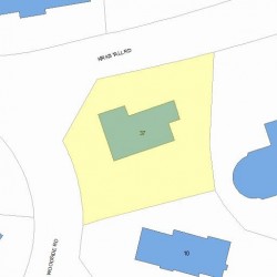 37 Kirkstall Rd, Newton, MA 02460 plot plan