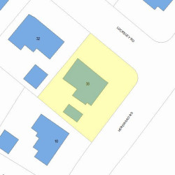 38 Locksley Rd, Newton, MA 02459 plot plan