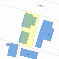 16 Gardner St, Newton, MA 02458 plot plan