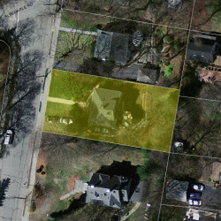 46 Brookside Ave, Newton, MA 02460 aerial view