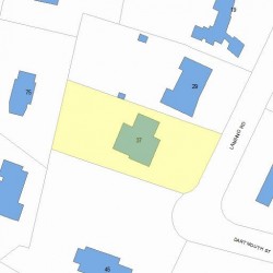 37 Lansing Rd, Newton, MA 02465 plot plan