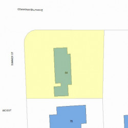 64 Sumner St, Newton, MA 02459 plot plan