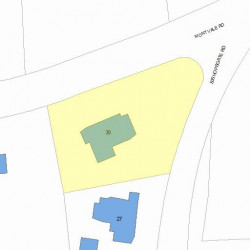 30 Montvale Rd, Newton, MA 02459 plot plan