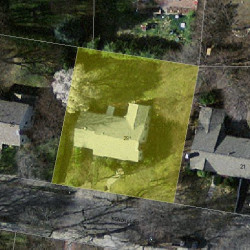 29 Kendall Rd, Newton, MA 02459 aerial view