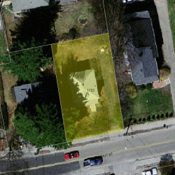 1192 Chestnut St, Newton, MA 02465 aerial view