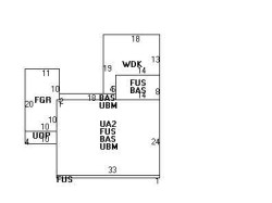 16 Rowena Rd, Newton, MA 02459 floor plan