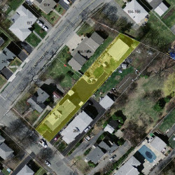 262 Nevada St, Newton, MA 02460 aerial view