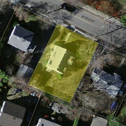 120 Jackson St, Newton, MA 02459 aerial view