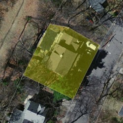 25 Fisher Ave, Newton, MA 02461 aerial view