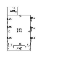 66 Wildwood Ave, Newton, MA 02460 floor plan