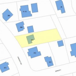 368 Langley Rd, Newton, MA 02459 plot plan