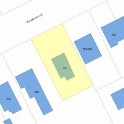 864 Watertown St, Newton, MA 02465 plot plan