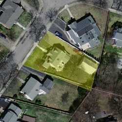 48 Westland Ave, Newton, MA 02465 aerial view