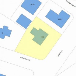 1365 Centre St, Newton, MA 02459 plot plan