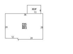 290 Cypress St, Newton, MA 02459 floor plan