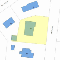 653 Chestnut St, Newton, MA 02468 plot plan