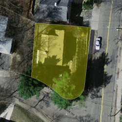 427 Lowell Ave, Newton, MA 02460 aerial view