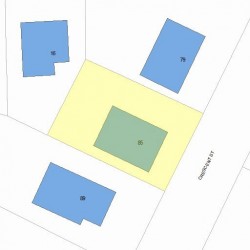 85 Crescent St, Newton, MA 02466 plot plan