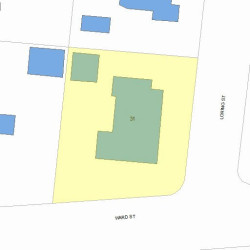 31 Loring St, Newton, MA 02459 plot plan