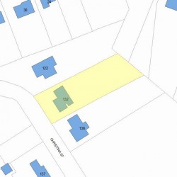 132 Christina St, Newton, MA 02461 plot plan