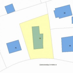 69 Commonwealth Park, Newton, MA 02459 plot plan