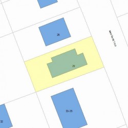 29 Margaret Rd, Newton, MA 02461 plot plan