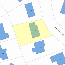 29 Great Meadow Rd, Newton, MA 02459 plot plan