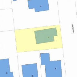 33 Owatonna St, Newton, MA 02466 plot plan